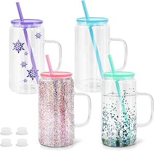20 oz Acrylic Snowglobe Tumbler