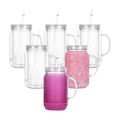 24 OZ MASON JAR ACRYLIC TUMBLER