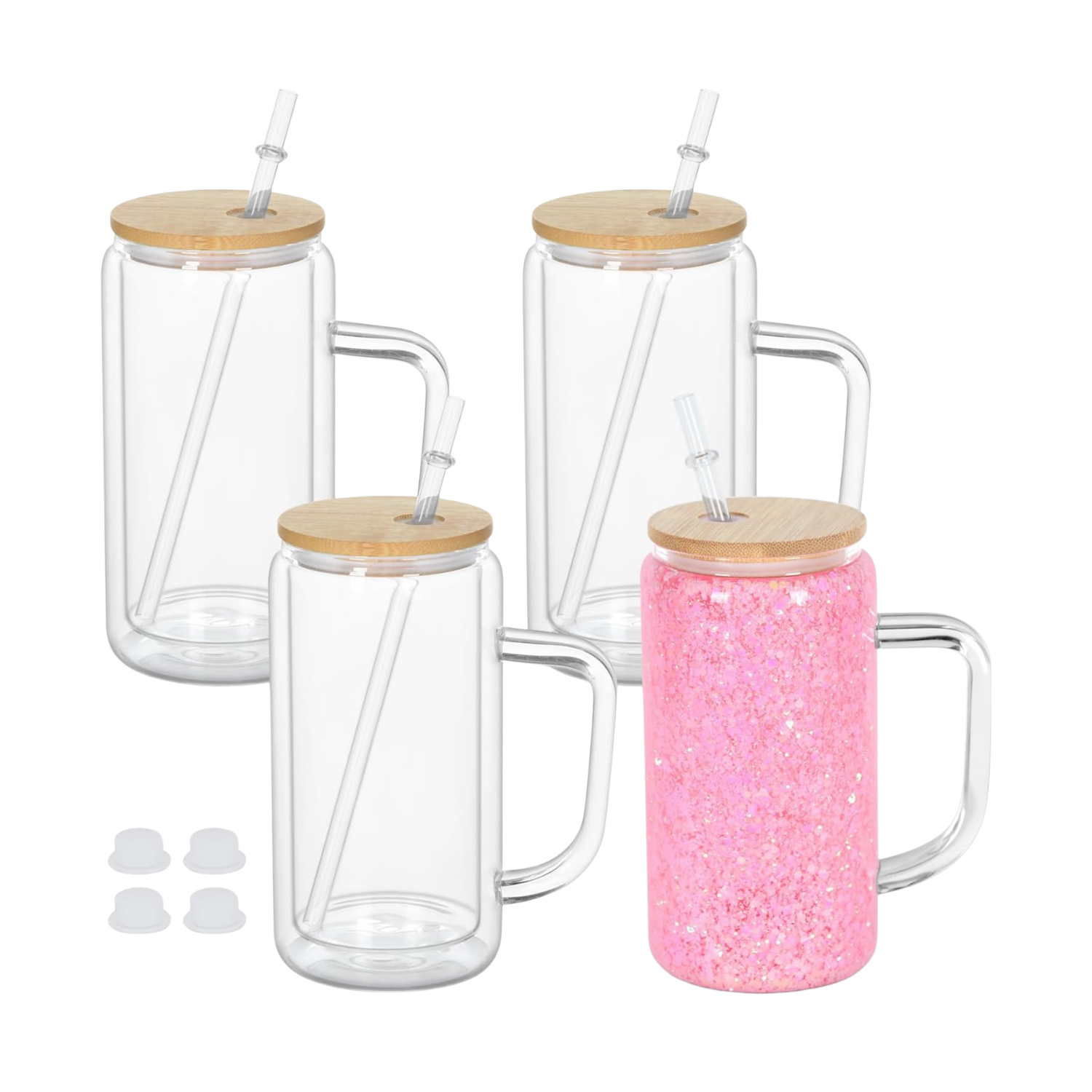 20 oz Acrylic Snowglobe Tumbler