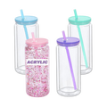 20 oz Acrylic Snowglobe Tumbler
