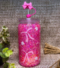 Pretty in Pink Suspended Flow 16 Oz Snow Globe Tumbler